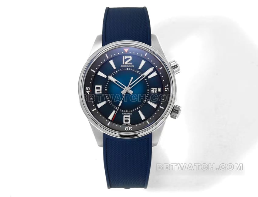 Jaeger-LeCoultre Beichen 906868J: réplica mecânica com mostrador azul de fábrica elegante e esportivo 1: 1 BLS