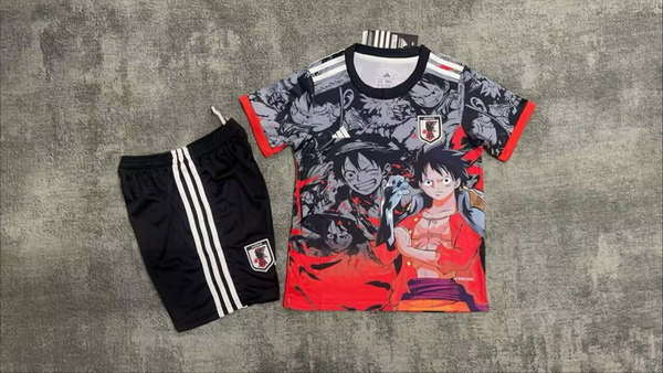 Japan National Team Comics 2026World Cup jersey set Children's jersey Soccer uniform Clothing Shorts 16-28  2-13 YEARS