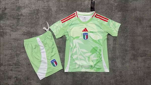 Italy National Team Away game 2026World Cup jersey set Children's jersey Soccer uniform Clothing Shorts 16-28  2-13 YEARS