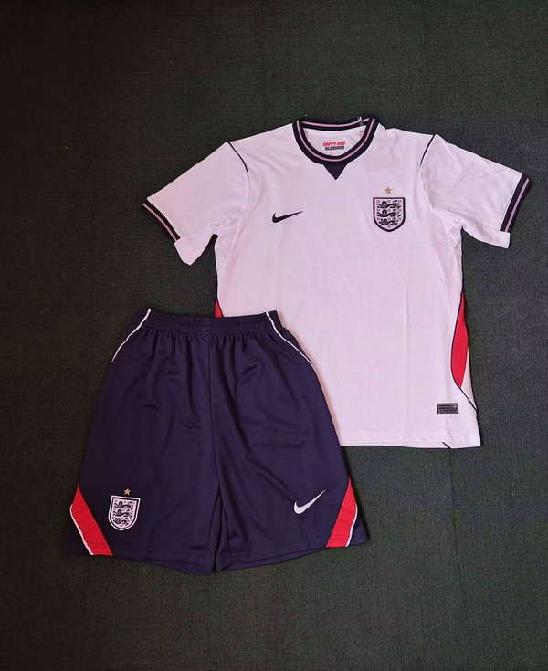 England National Team Home field 2026World Cup jersey set Soccer uniform Clothing Shorts S-4XL
