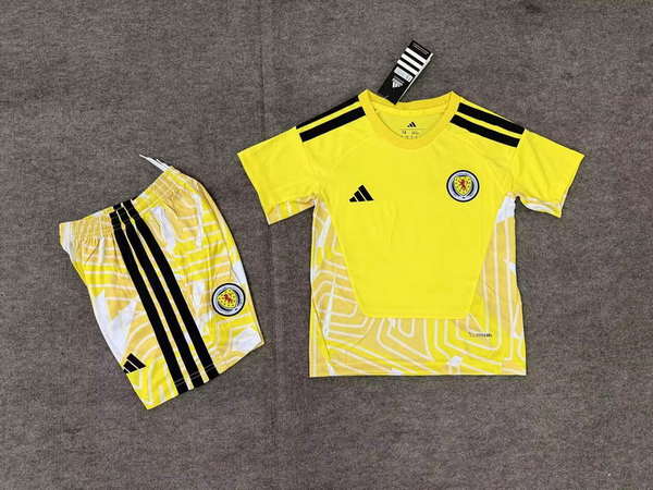 Scotland  National Team Doorman 2026World Cup jersey set Children's jersey Soccer uniform Clothing Shorts 16-28  2-13 YEARS