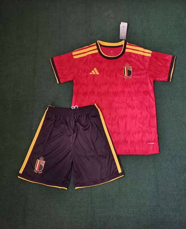 Belgium National Team Home field 2026World Cup football jersey Clothing Jersey Suit Shorts S-4XL