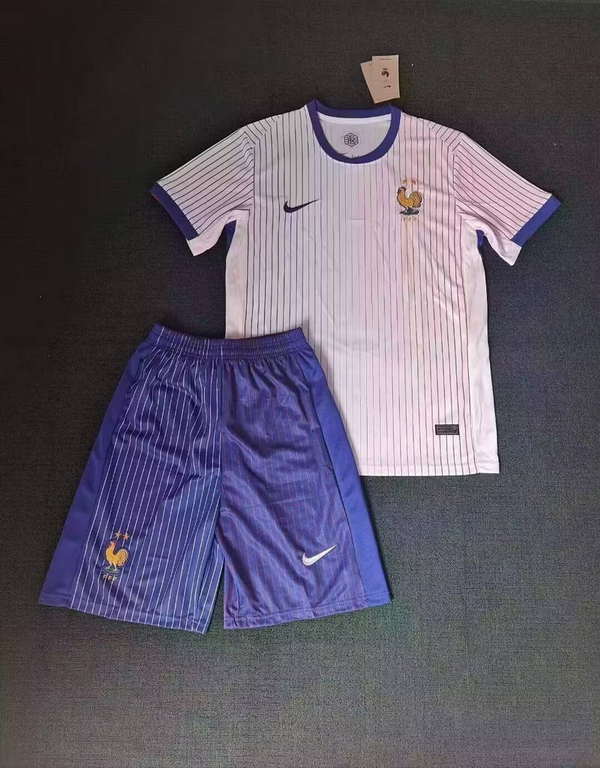 France National Team Away game 2026World Cup football jersey Clothing Jersey Suit Shorts S-4XL