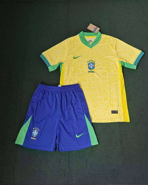 Brazil National Team Home field 2026World Cup football jersey Clothing Jersey Suit Shorts S-4XL