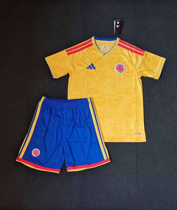 Colombia National Team Home field 2026World Cup football jersey Clothing Jersey Suit Shorts Los Cafeteros S-4XL