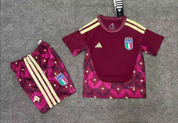 Italy National Team Doorman 2026World Cup jersey set Children's jersey Soccer uniform Clothing Shorts 16-28  2-13 YEARS