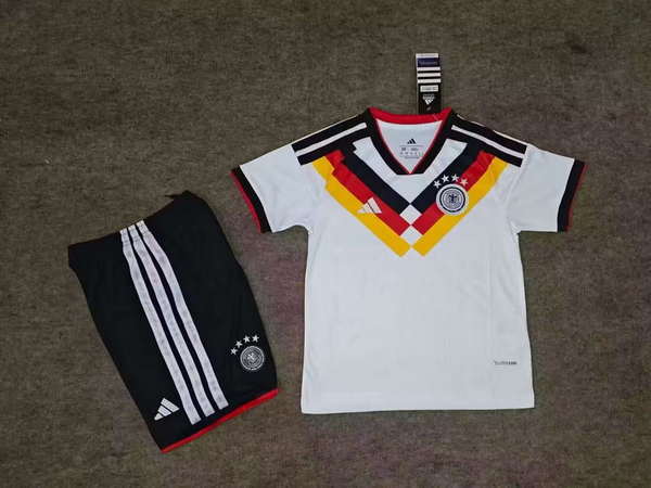 Germany National Team Home field 2026World Cup jersey set Children's jersey Soccer uniform Clothing Shorts 16-28  2-13 YEARS