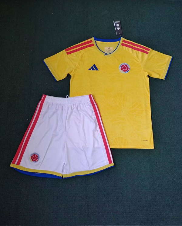 Colombia National Team Home field 2026World Cup football jersey Clothing Jersey Suit Shorts S-4XL