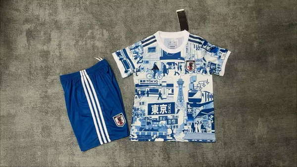 Japan National Team Tokyo 2026World Cup jersey set Children's jersey Soccer uniform Clothing Shorts 16-28  2-13 YEARS