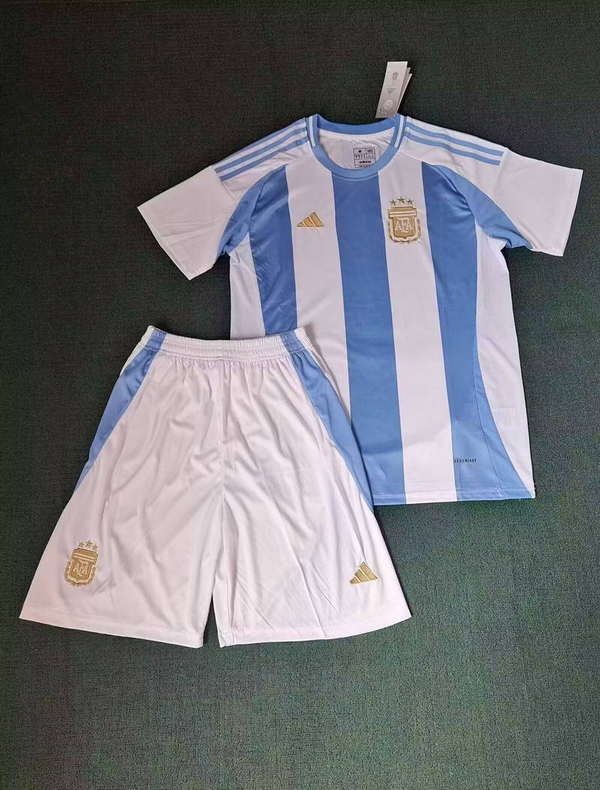 Argentina National Team Home field 2026World Cup football jersey Clothing Jersey Suit Shorts Albiceleste S-4XL